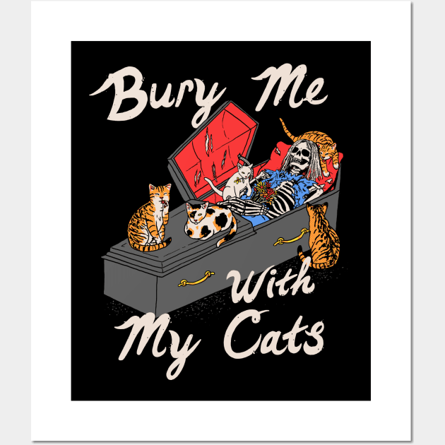 Bury Me With My Cats Wall Art by Hillary White Rabbit